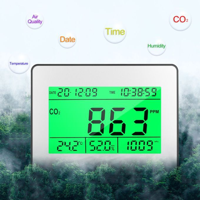 Data Logging Carbon Dioxide Detector Air Quality Monitor
