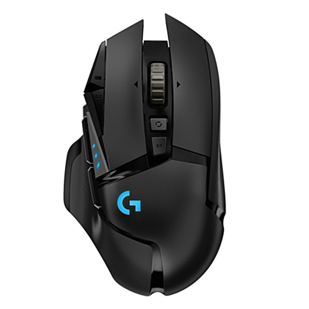 Logitech G502 Wireless Gaming Mouse with Adjustable Weights 25K HERO Sensor 25600DPI RGB 11 Programmable Keys Backlight Dual Mode Scroll Wheel