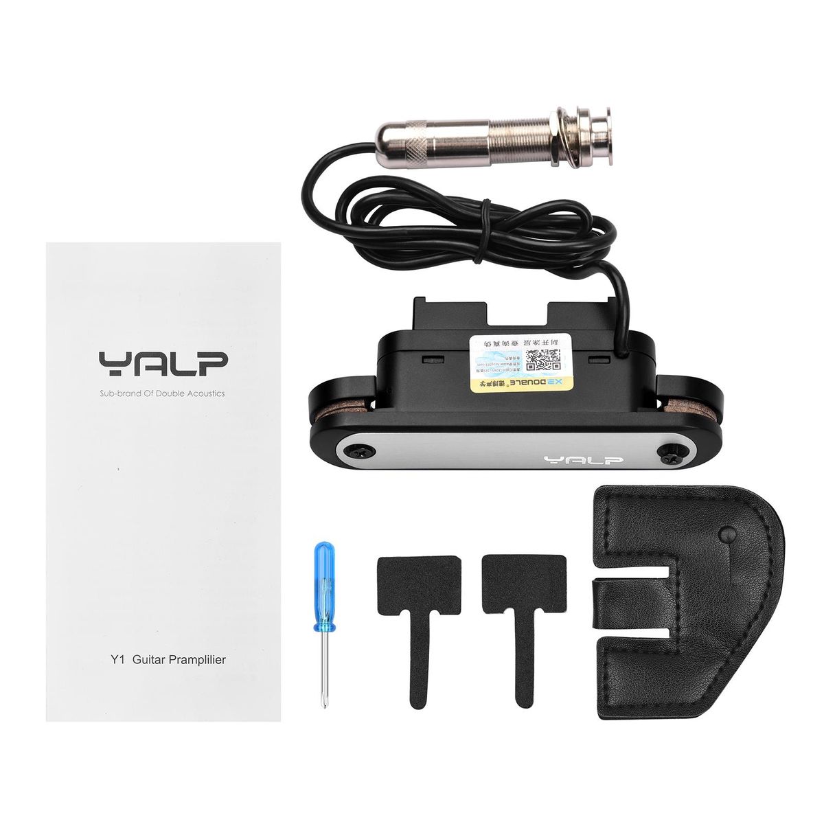 YALP Y1   Acoustic Guitar Pickup System  Preamplifier Magnetic Induction Coil Soundhole Pickup for 95-110mm Sound-hole Acoustic Guitar for Performance and Recording