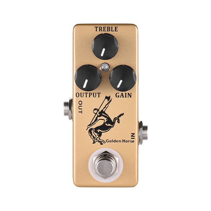 Muslady Golden Horse Guitar Overdrive Effect Pedal Full