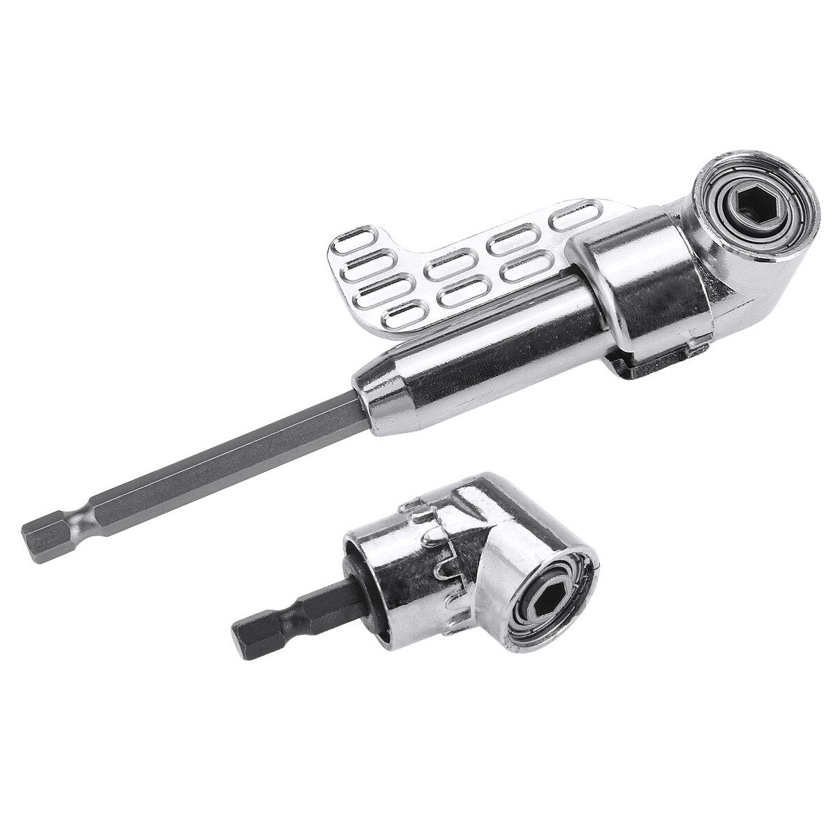 Steel 105° Right Angle Driver Screwdriver Holder Drill Bit Adjustable Long