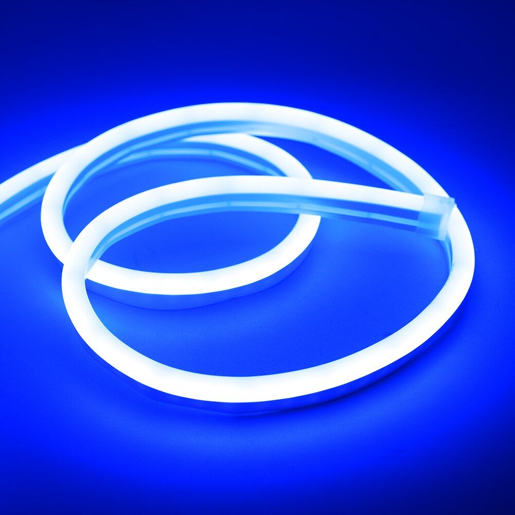 Led Strip 12V Neon Festoon Led Light Yeelight Christmas For Room Decor Bar Kitchen Backlight For Cabinets Tape Profile For Leds-Blue-5m--