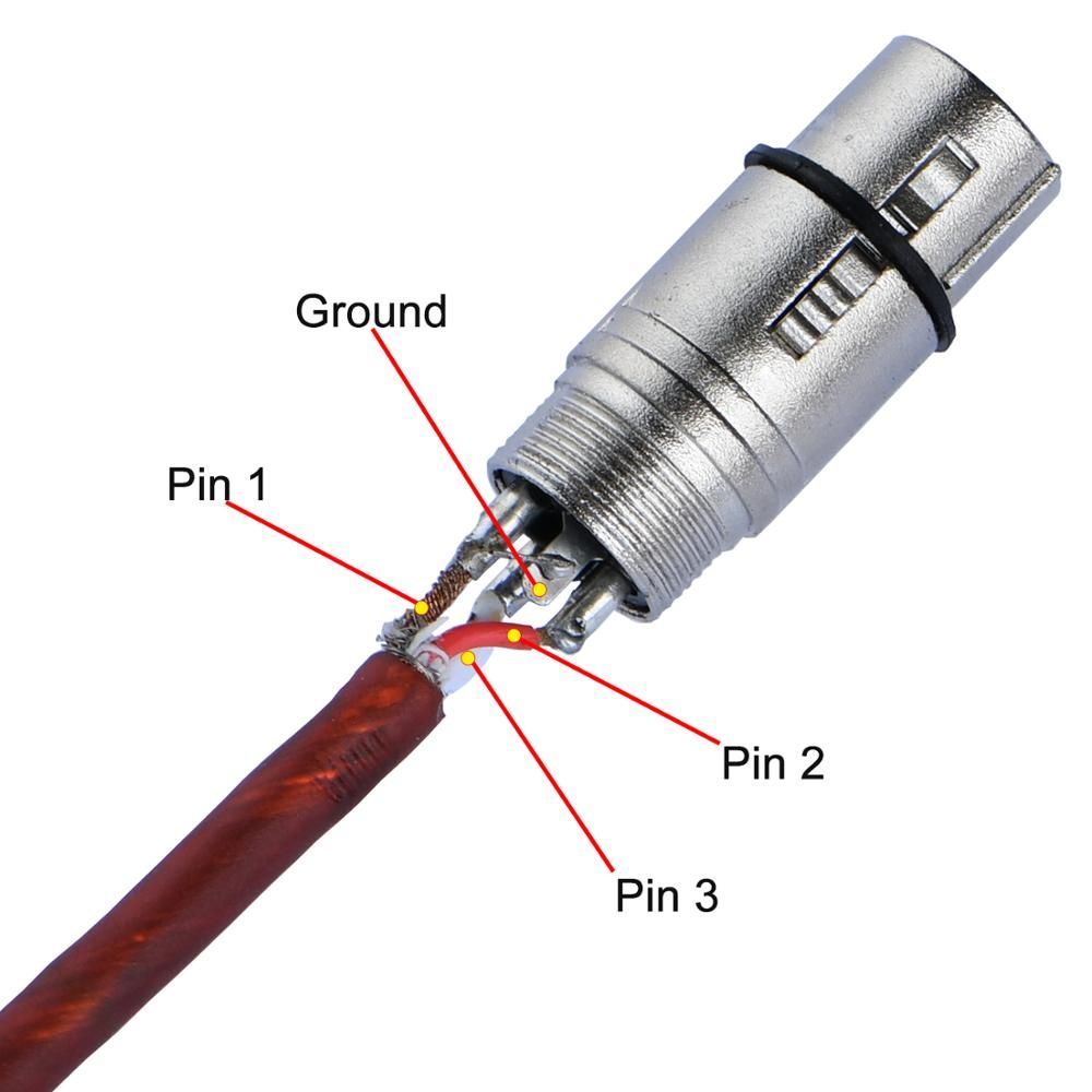Freeboss XC-01 Female To Male 3 Pin XLR Audio Cable For