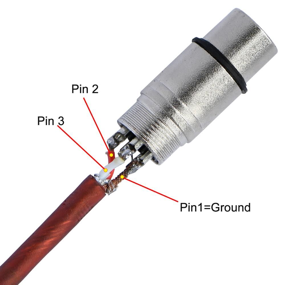 Freeboss XC-01 Female To Male 3 Pin XLR Audio Cable For