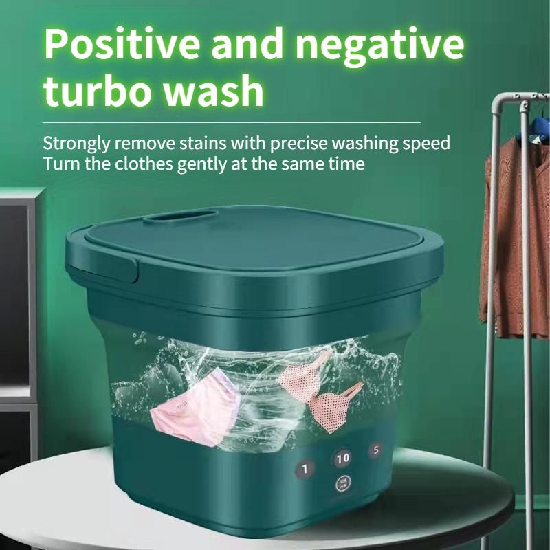 Mini Household Washing Machine Foldable Cleaning Artifact