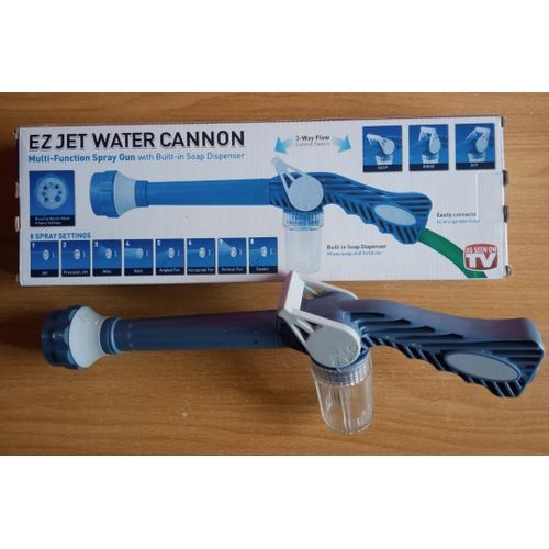 8 In 1 Turbo Spray Ez Jet Water Gun For Gardening, Car Wash, Home Cleaning