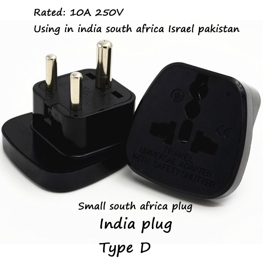 Universal CE America European Kr AU EU To US UK USA Plug Adapter South Africa India Adaptor Italy Switzerd Travel Converter