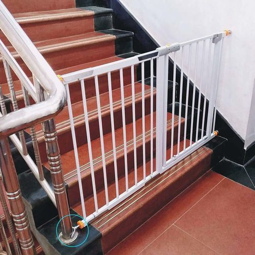 Children Safety Gate Baby Protection Security Steel Core Y Shaped Screw Bolt Nut Staircase Fence Fix Safety Sturdy  Bar Install