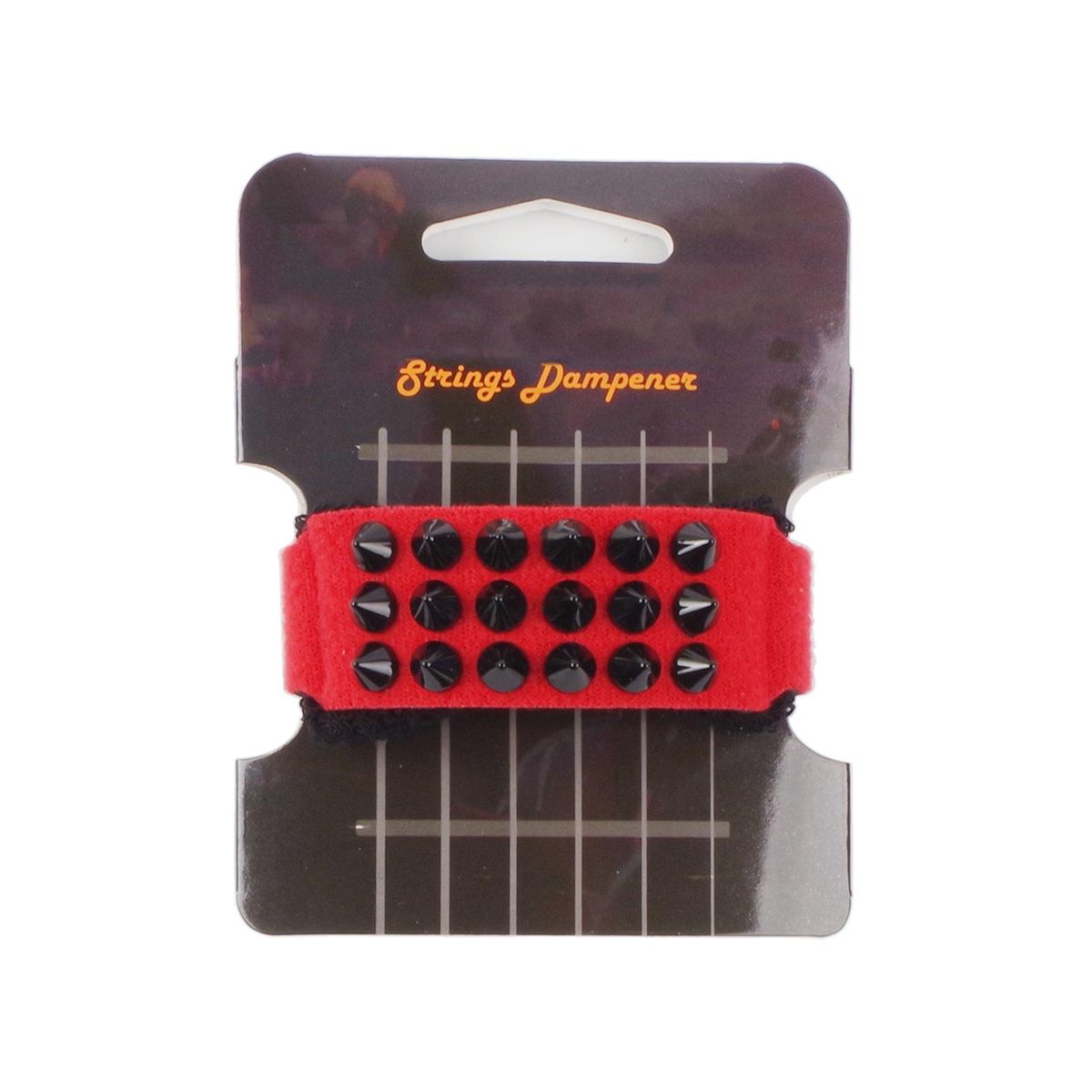 18cm Guitar String Mute Guitar Gear Fretboard Muting Wrap Punk Style String Dampener String Muter for 6-String Guitar