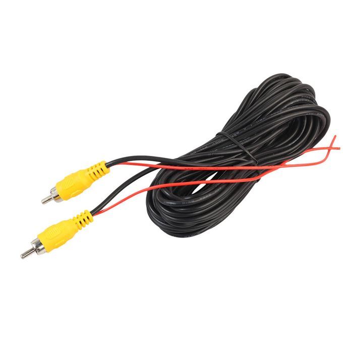Car RCA Video Extension Cable For Auto Backup Camera Monitor Rear View