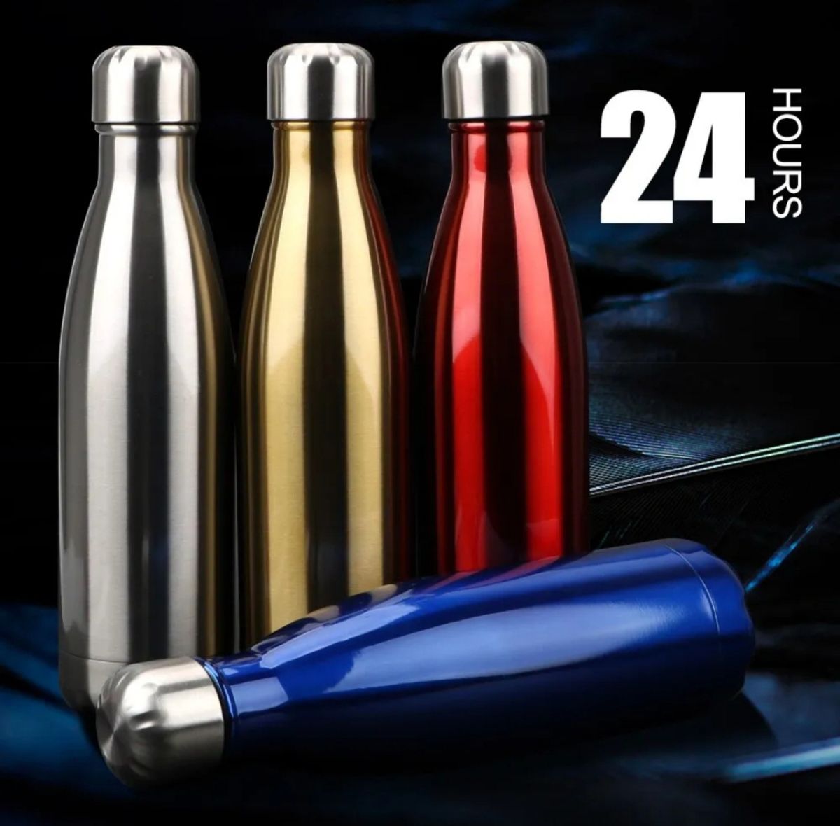 4Pcs 500ml Sports Bottle Double Wall Insulated Vacuum  Flask