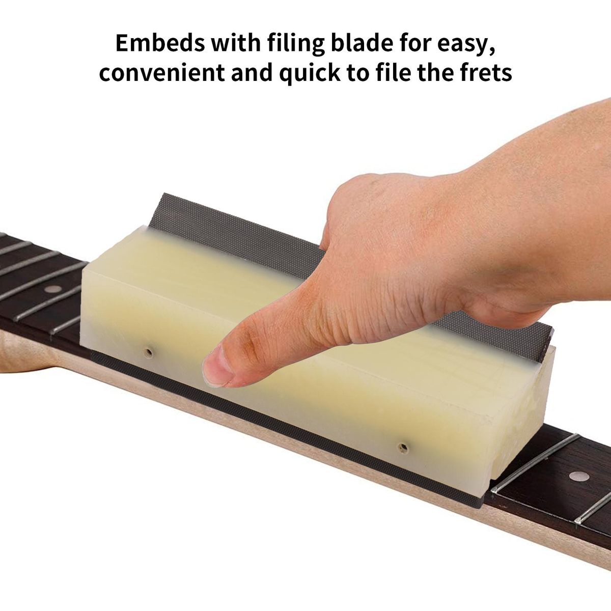 45 and 90 Degree Fret End Beveling File 45° & 90° Luthier File Guitar Bass Fret End Dressing Fret Crowning End Bevel File Luthier Tools with Dual Filing Blade
