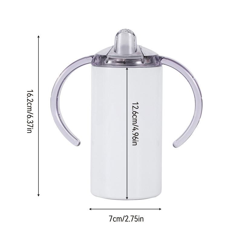 Stainless Steel Insulated Sippy Cups With Handles (Toddlers