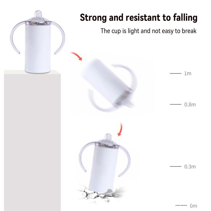 Stainless Steel Insulated Sippy Cups With Handles (Toddlers