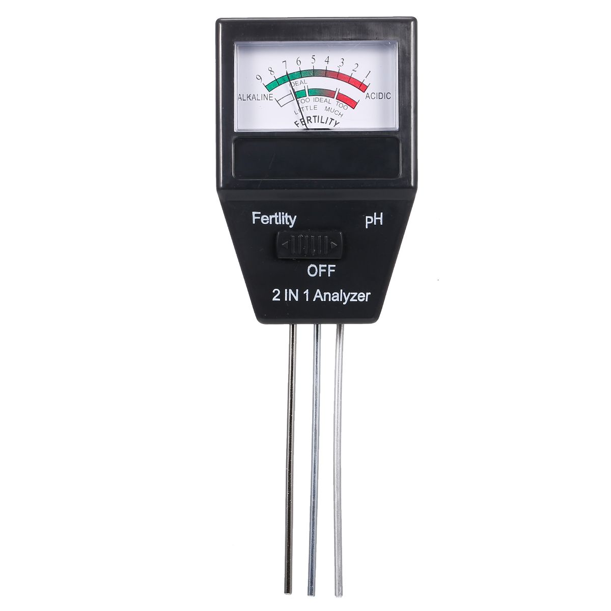 2-in-1 Soil PH Meter Fertility Tester PH Tester Soil Tester