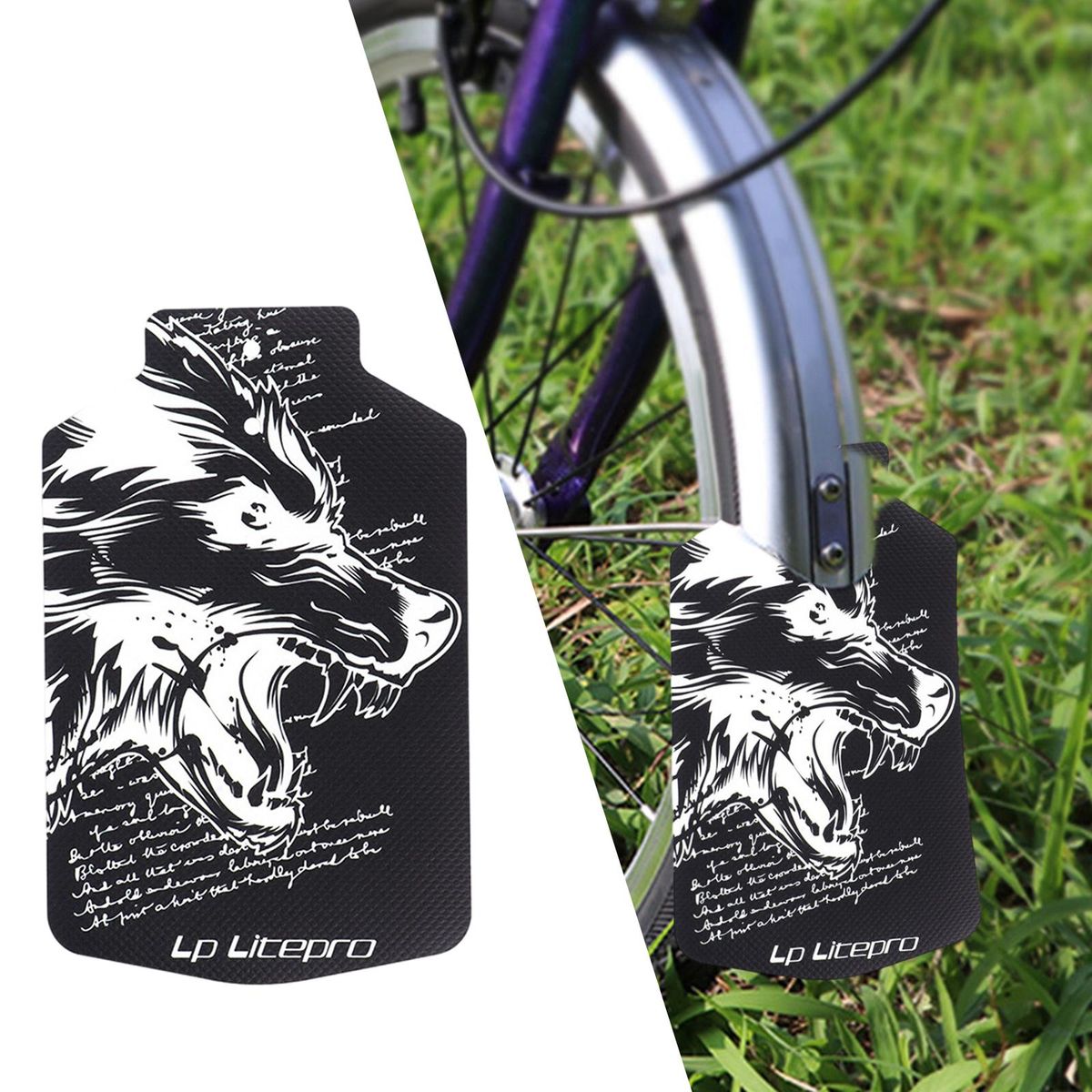 Folding Bike Fender Mudguard Rain Protection Waterproof Bike I