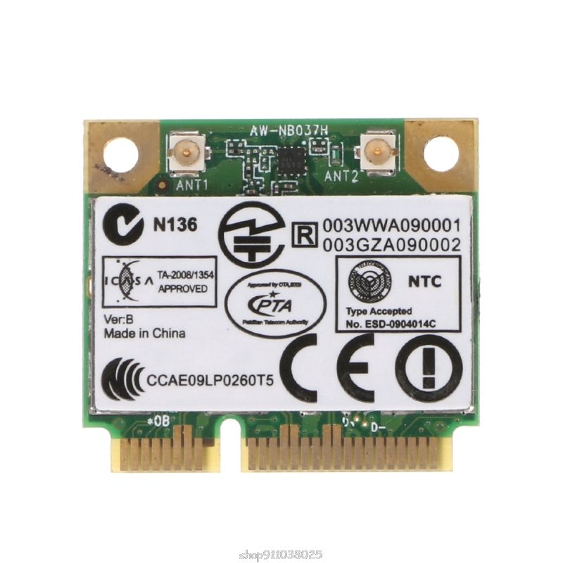 For Azurewave AW-NB037H 802.11nbg + Bluetooth 3.0 Wireless