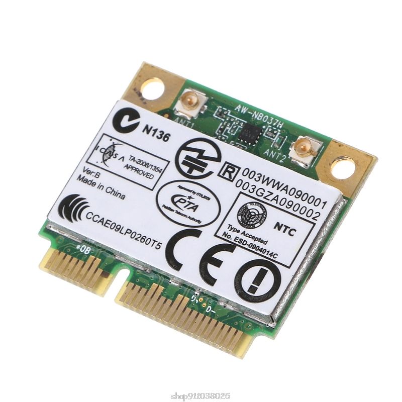 For Azurewave AW-NB037H 802.11nbg + Bluetooth 3.0 Wireless