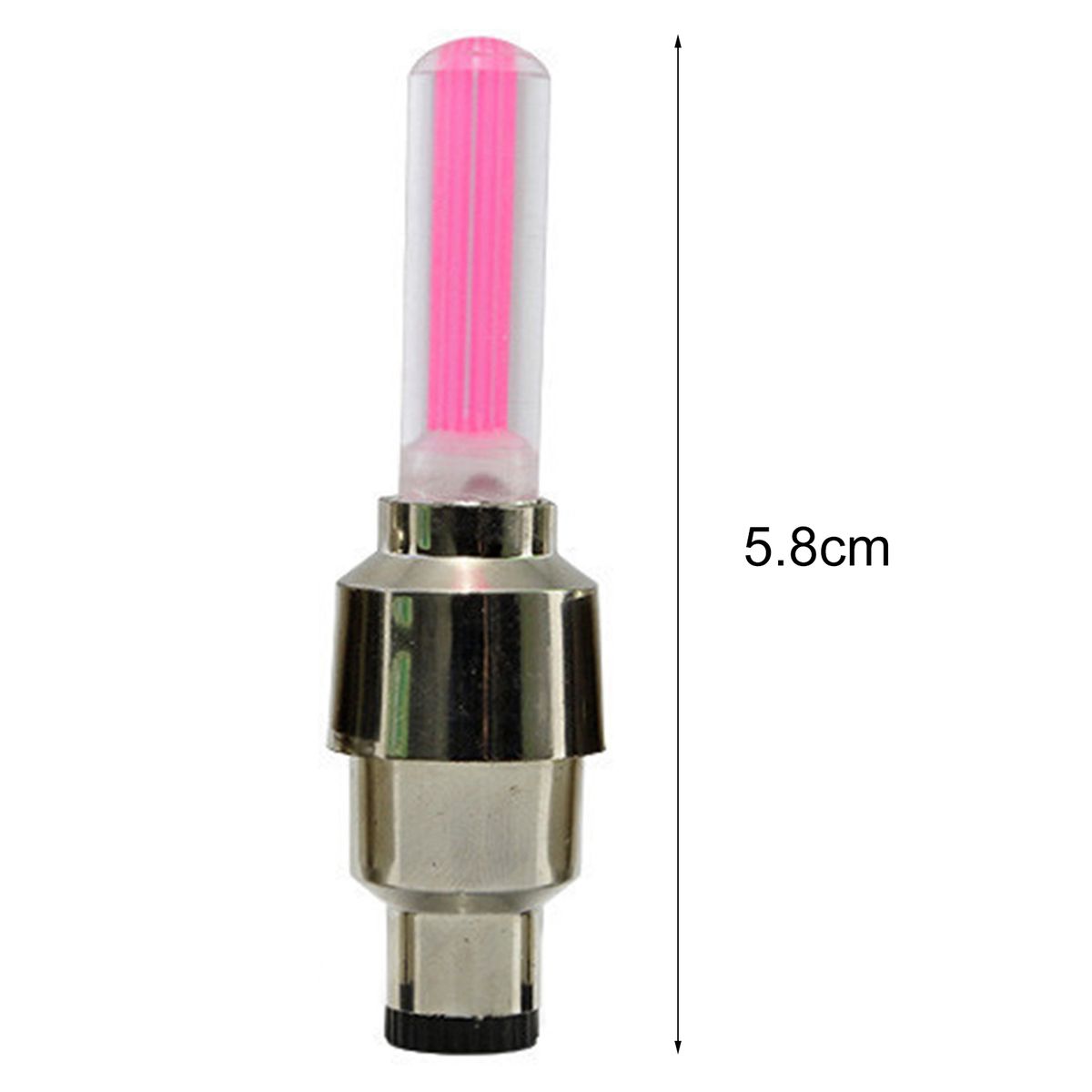 Tire Valve Cap Lamp Anti Corrosion LED Wheel Light Red