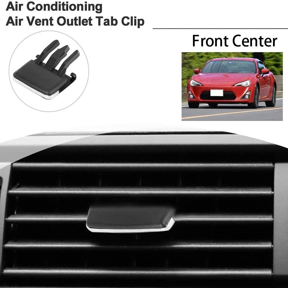 Front Center Air Vent Outlet Tab Clips, AC Vent Adjustment