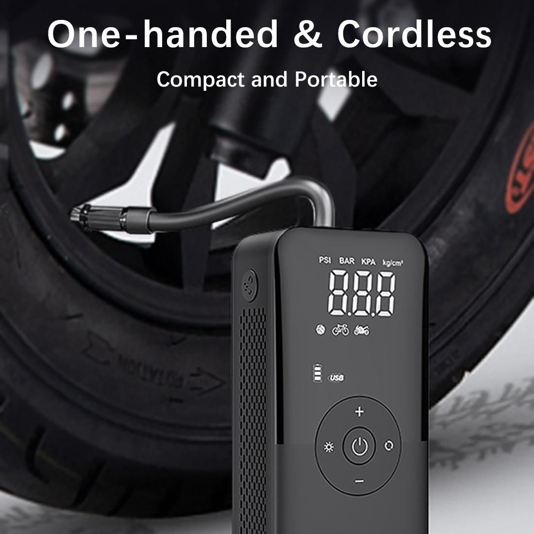 Portable Air Compressor Tire Inflator 12V DC Auto Tire Pump