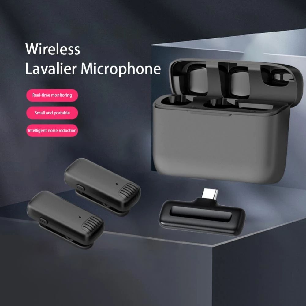 Buttonhole Lavalier Mic Wireless Lapel Bluetooth Microphone For IPhone Android Phone Cell Mobile Mini Micro Tiny Tie Mikrofon