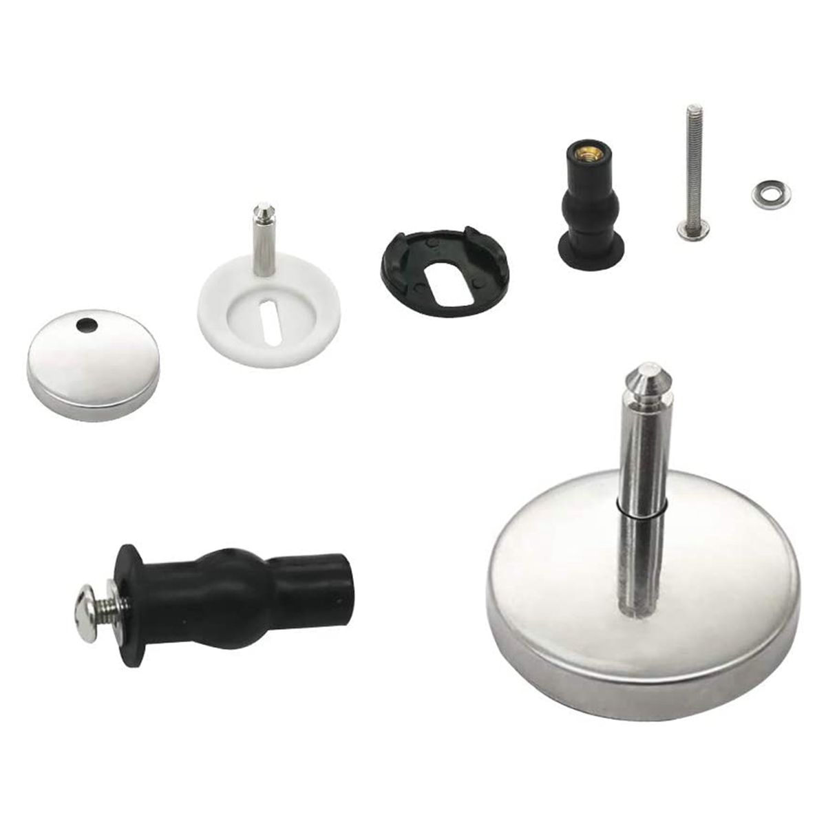 Replacement Toilet Seat Hinge Fitting Screw Anchoring Setscrew Pin For