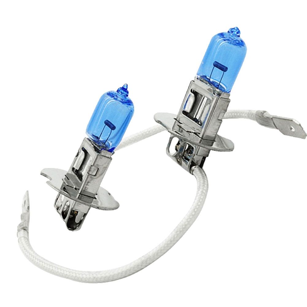 2Pcs H3 Xenon Halogen Car Super White Light-White Light