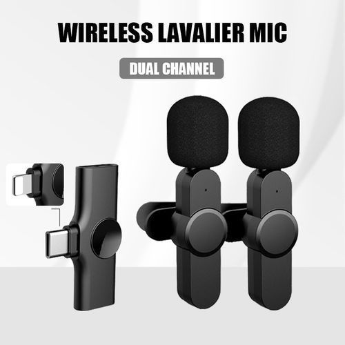 Dual Wireless Lavalier Microphone-For Type-C