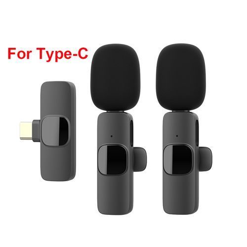 Dual Wireless Lavalier Microphone-For Type-C