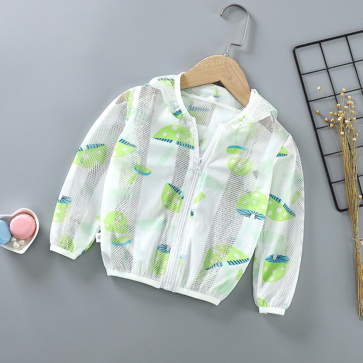 Summer Jacket Hoodies Baby Girl Sun Protection Clothing Sweatshirt with Zipper Cardigan Baby Coat Outerwear Boys Children's Kids
