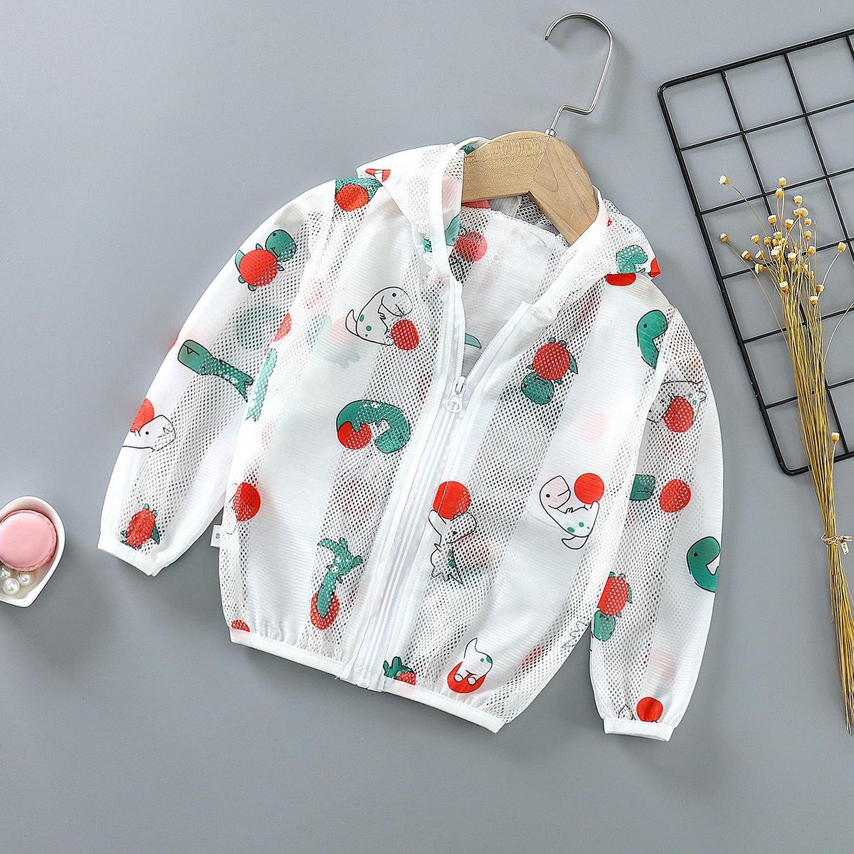 Summer Jacket Hoodies Baby Girl Sun Protection Clothing Sweatshirt with Zipper Cardigan Baby Coat Outerwear Boys Children's Kids