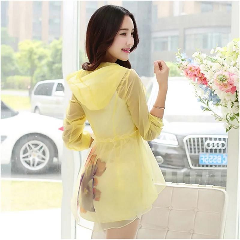 New 2022 Sun Protection Clothing Mid-Length Women's Summer   Outdoor UV Protection Breathable Cycling Jacket Thin Windbreaker