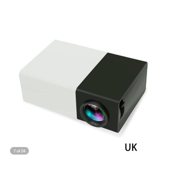 Mini LED Projector Audio Media Video Player 1080P