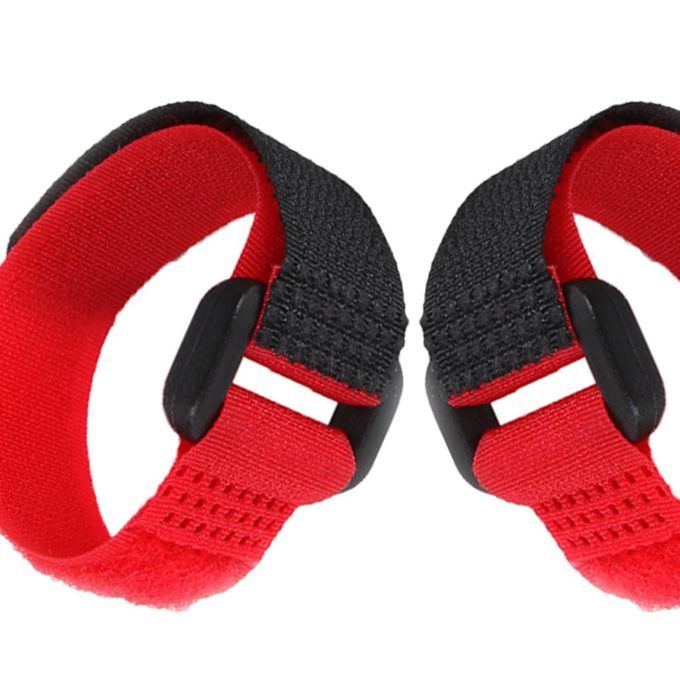 18pcs No-Crow Rooster Collar No Crow Noise Neck Belt For Chicken Red