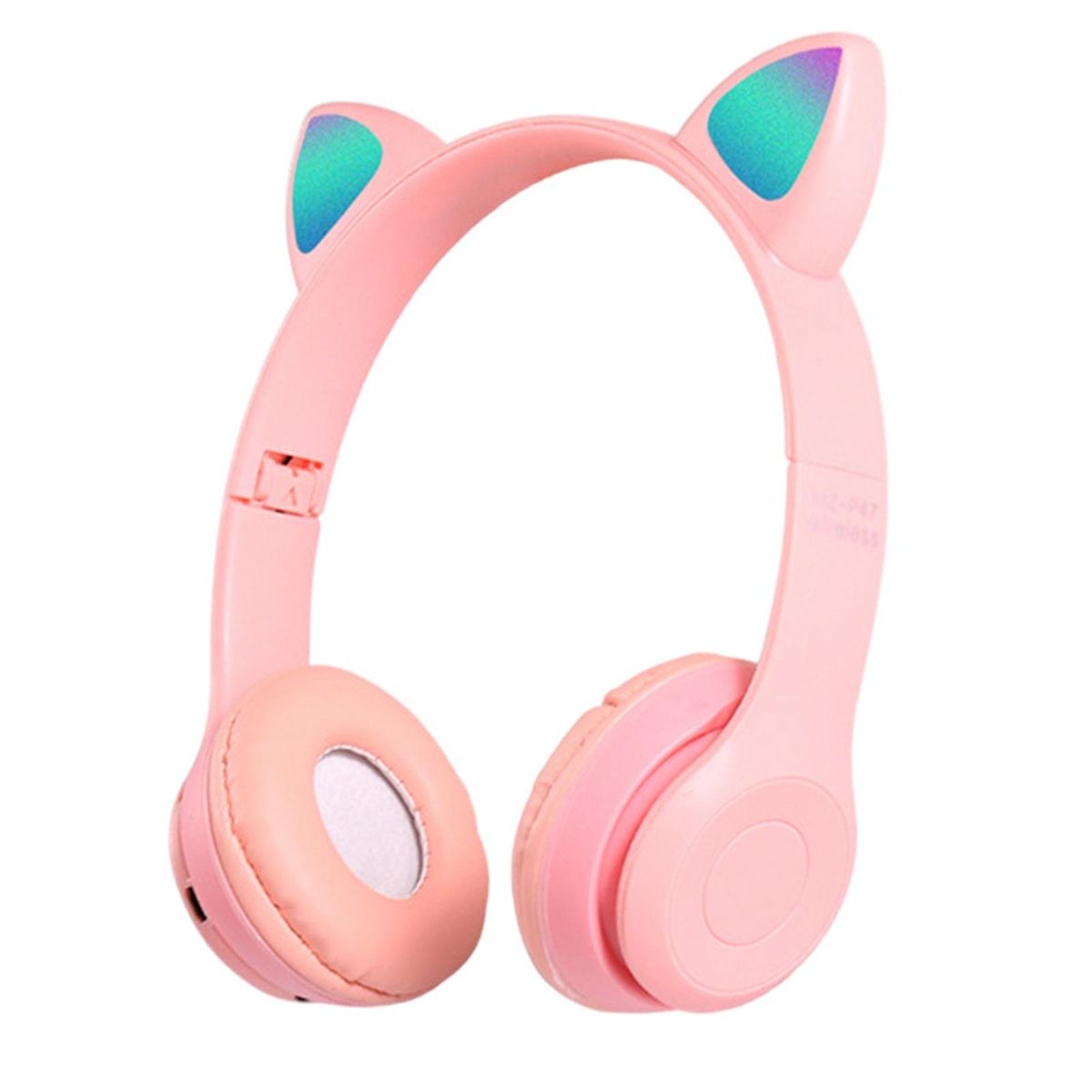 Cat Ears Wireless Headset Stereo Stereo Music Unique For Pink