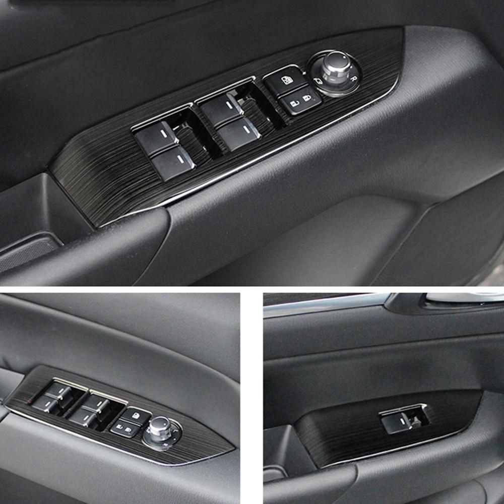 1 Set Car Gear Shift Console Panel Cover Trim Cup Holder