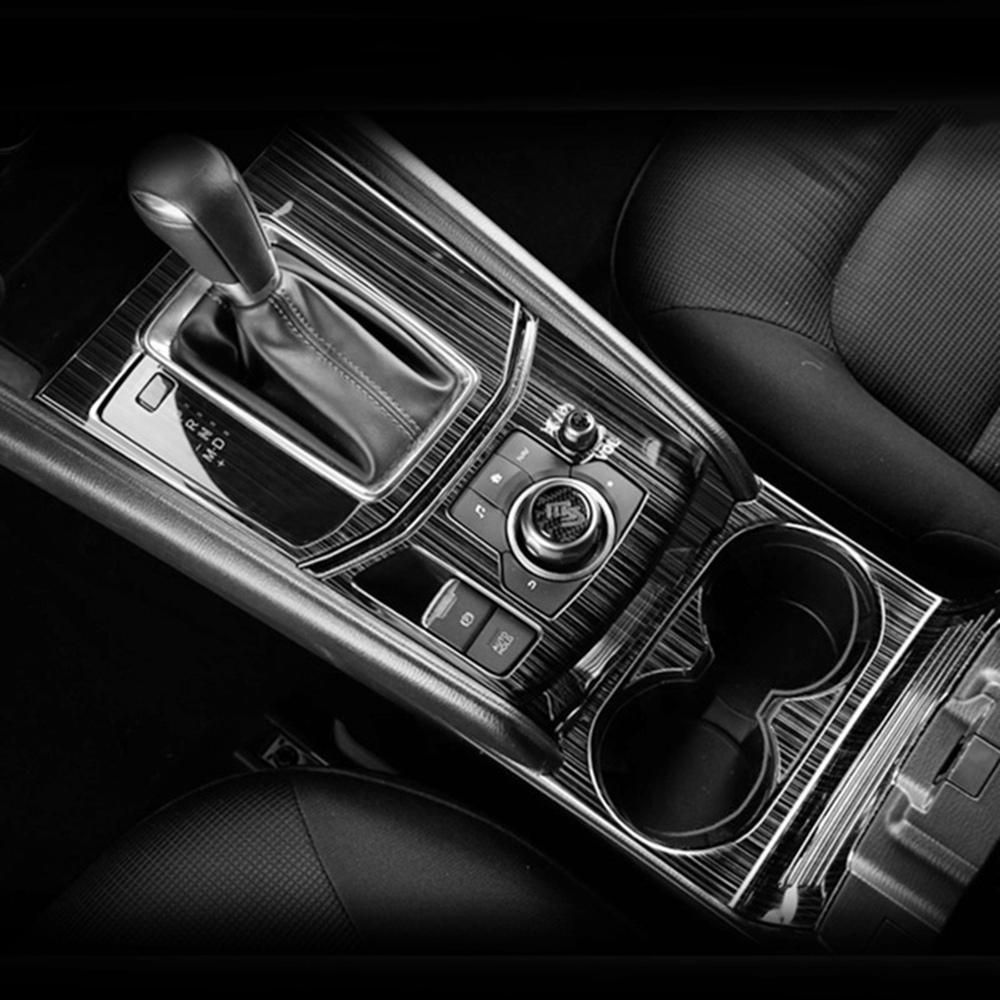 1 Set Car Gear Shift Console Panel Cover Trim Cup Holder