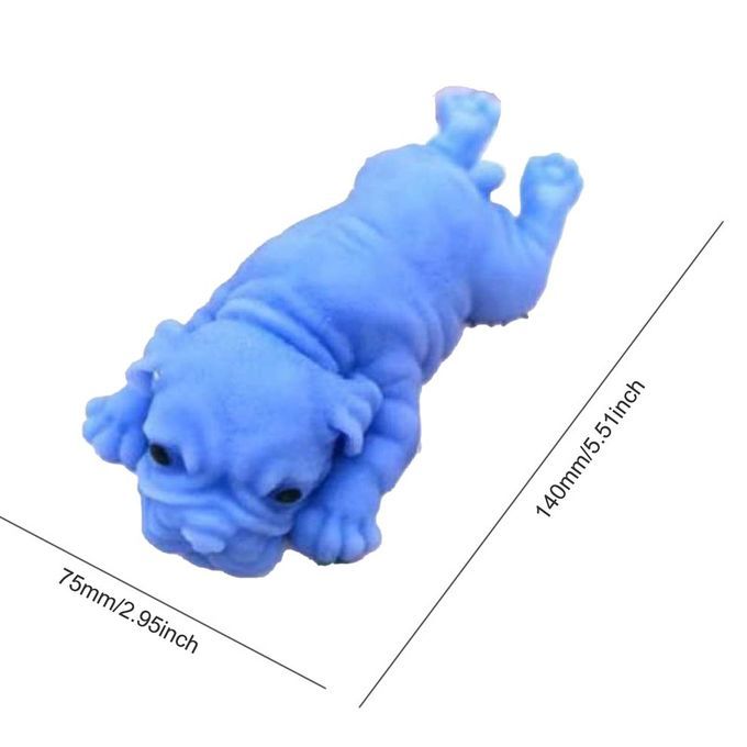 Anime Squishy Dogs Toys Stress Party De Ompression  Reative  Ulation Puzzle-blue-14cm
