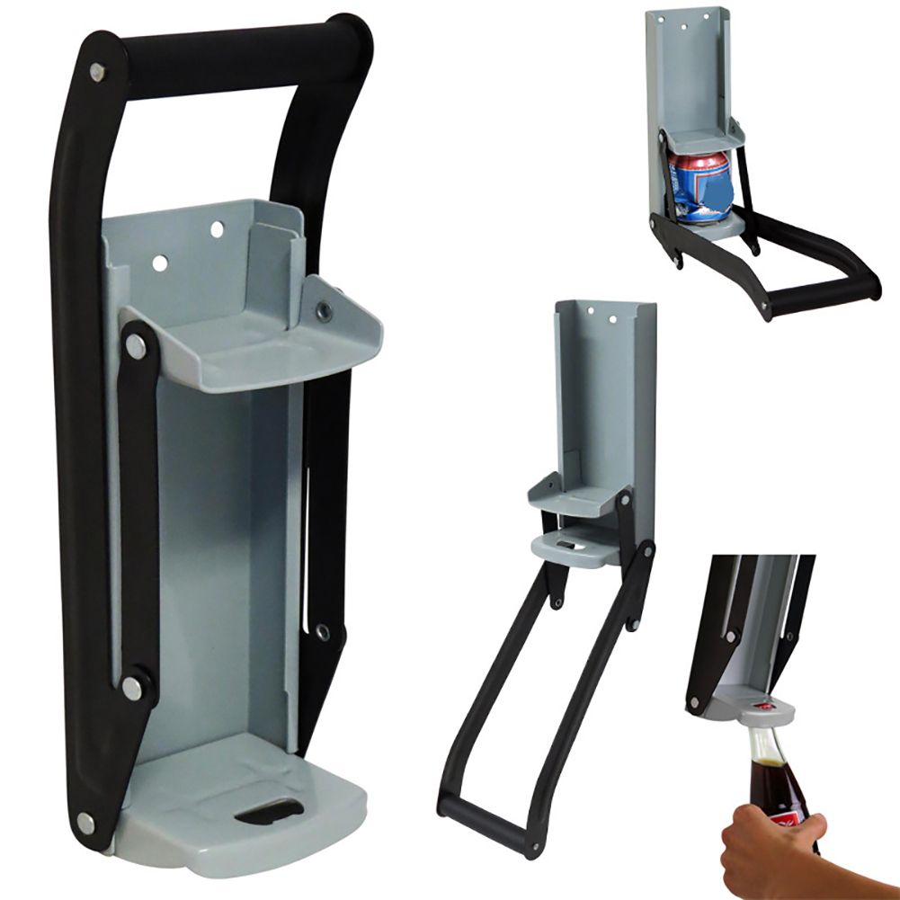 Bottle Beer Bottle Recycling Smasher Wall 16oz Home Crushing Built-In Can Tool With Opener Mounted Cans Dispensing Crusher Soda