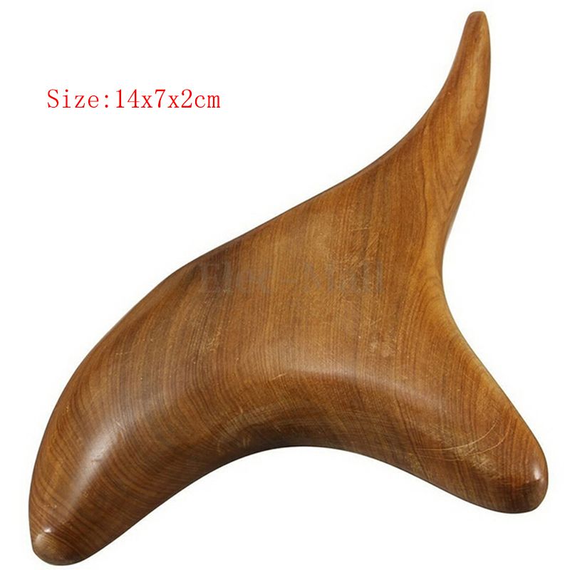 SPA Wooden Triangle Relax Tool Reflexology Blood Therapy Wood Neck Body Circulation Massager Trigeminal Fragrant