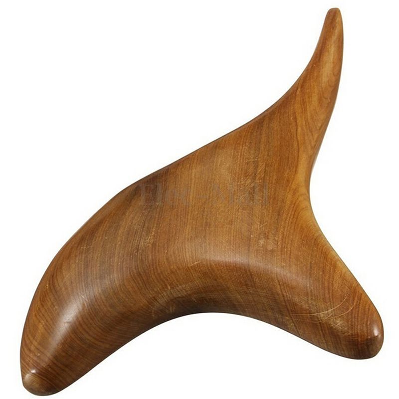 SPA Wooden Triangle Relax Tool Reflexology Blood Therapy Wood Neck Body Circulation Massager Trigeminal Fragrant