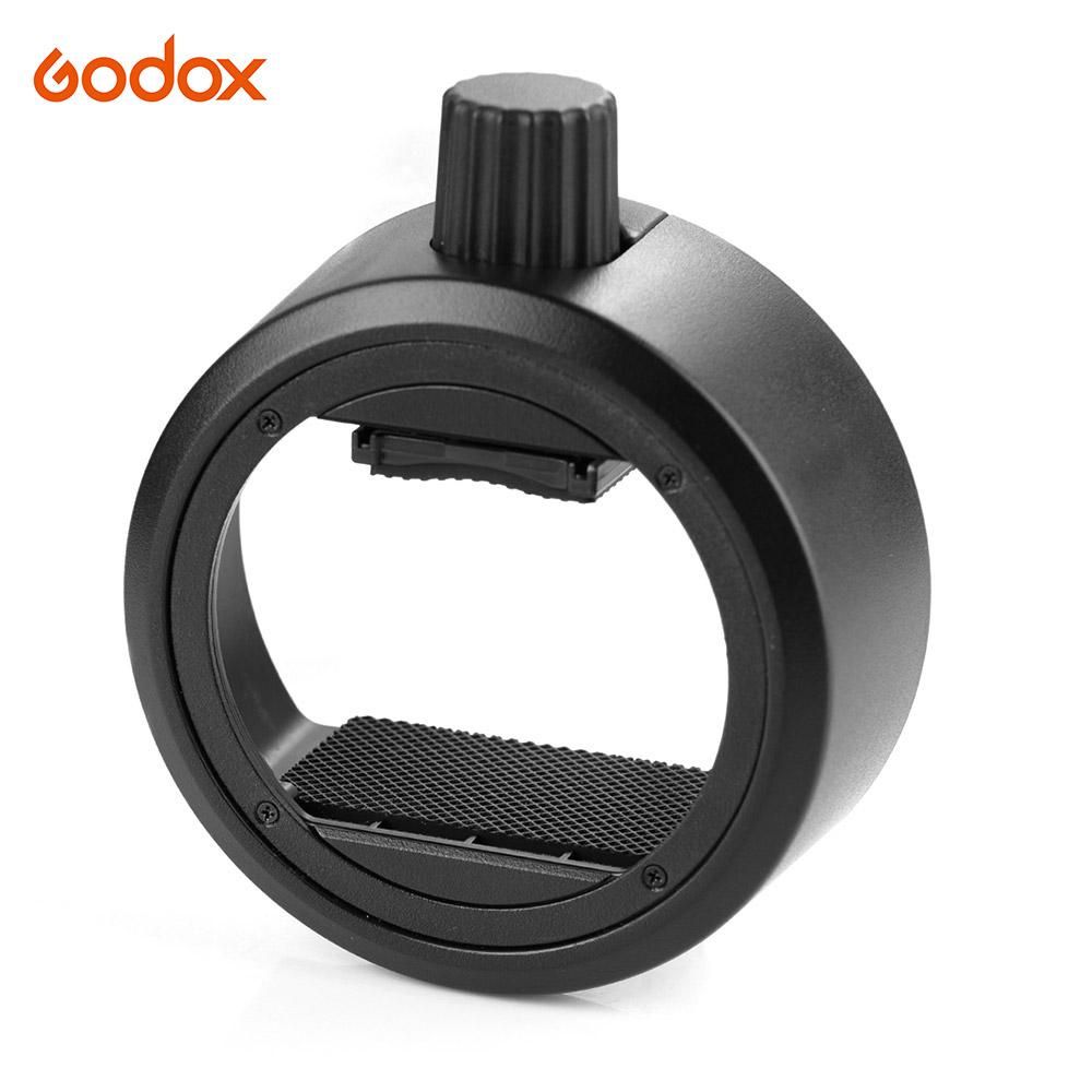 Godox S-R1 On-Camera Flash Speedlite Round Shape Adapter Ring Mount for Godox V860II V850II TT685 TT600 Series Flash for installing Godox AK-R1 Round Head Accessories