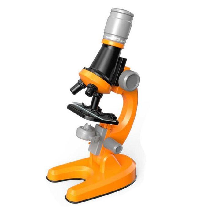 11pc Starter 40x-1200x Compound Microscope Science Toy Kit For Orange