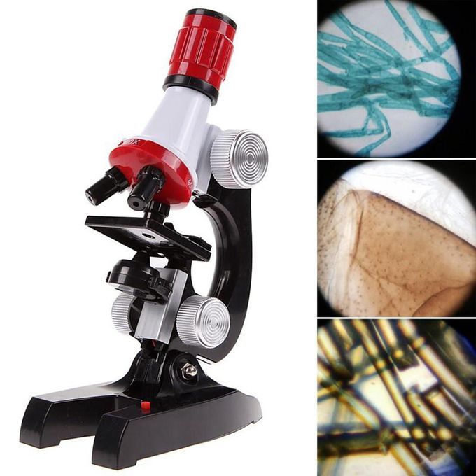 Kids Science Toy Beginner Microscope Kit C2121 100X 400X 1200X