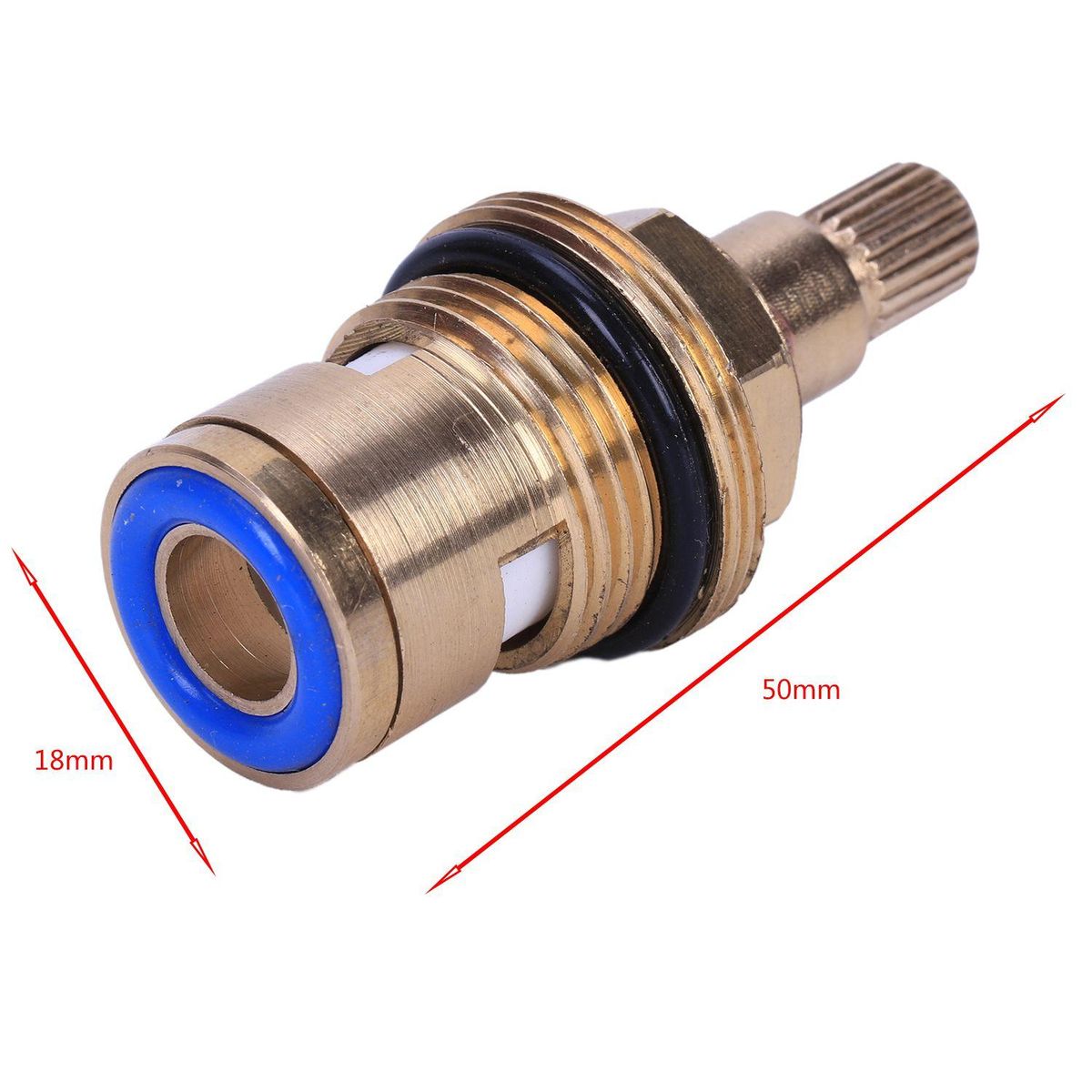 1 pcs Repment Brass ceramic disc tap valve insert gland