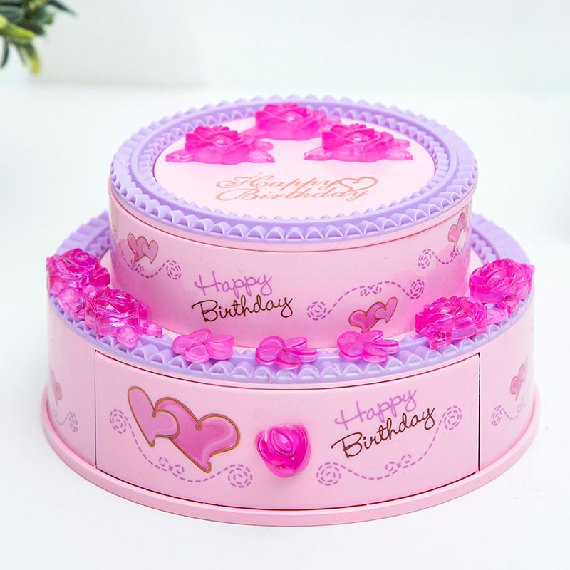 Creative Birthday Cake Music Box Music Box Decoration Ornaments Children's-