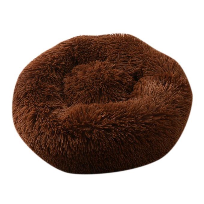 Pet Dog Sleeping Bed Indoor Pet Round Mat Winter Comfortable Coffee