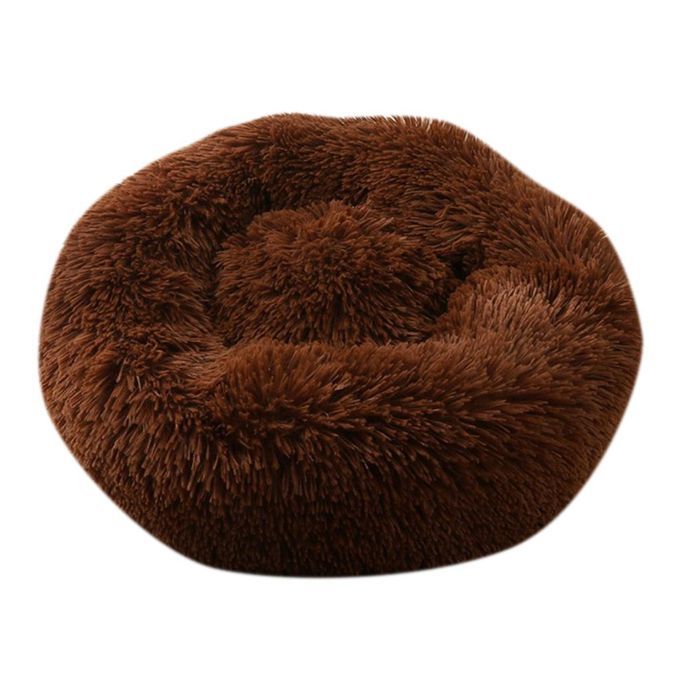 Pet Dog Sleeping Bed Indoor Pet Round Mat Winter Comfortable Coffee