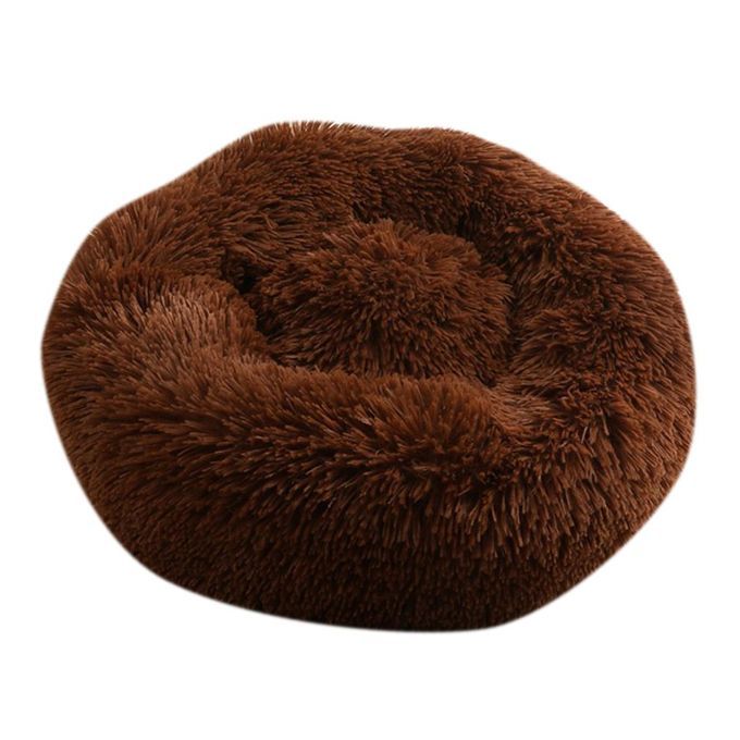 Pet Dog Sleeping Bed Indoor Pet Round Mat Winter Comfortable Coffee